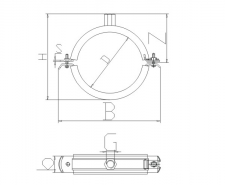 MOFIX PSN szilikonbetétes csőbilincs